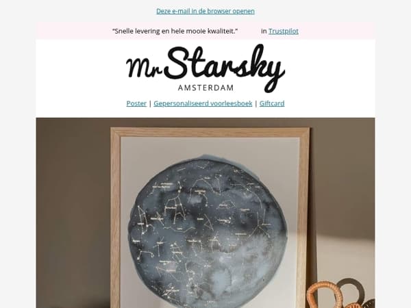 Samen sterren kijken - in het echt én vanuit bed!