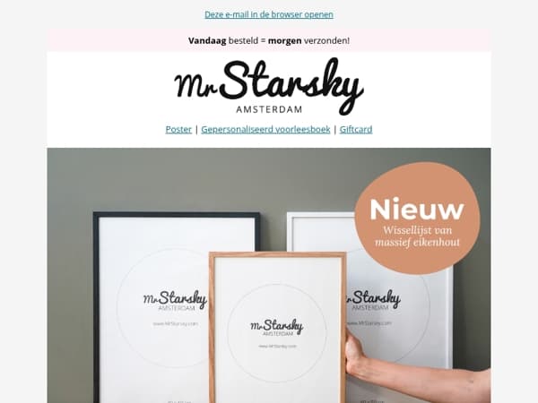 NIEUW – massief eikenhouten lijsten – en we zijn er zó trots op!