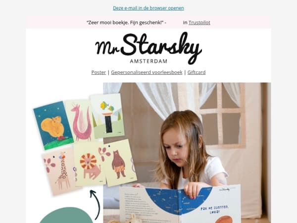 Nog t/m zondag: gratis ansichtkaarten bij je voorleesboek 🌟