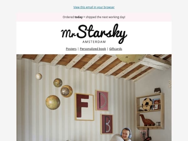 Spring! Bring color and originality to your kidsroom. 💛💚💙