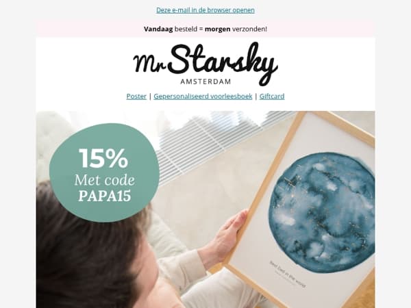 "Papa, weet je nog toen ik werd geboren?"