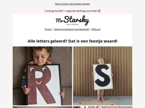 Alle letters geleerd! Het is zo’n bijzonder mijlpaal voor een kind.