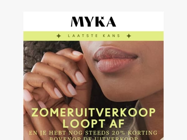 Zomersale eindigt BINNENKORT