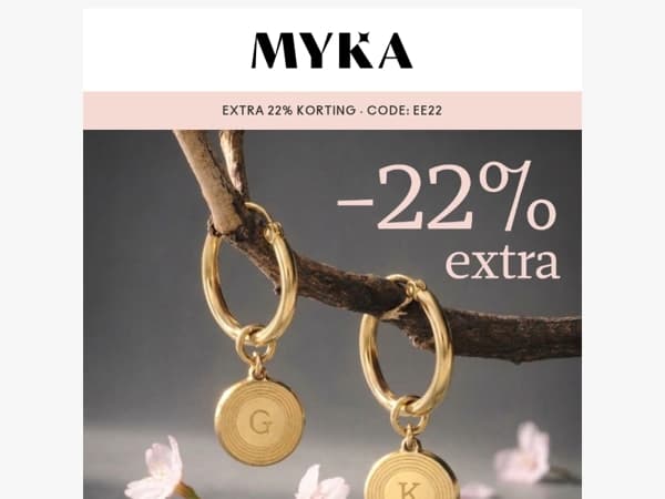 🌸 Nu met nog eens 22% extra korting