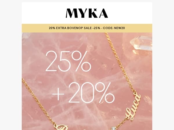 20% extra op 25% korting 💎