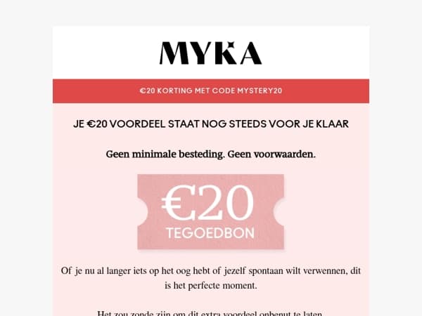 Waarom je €20 laten verlopen? 💎