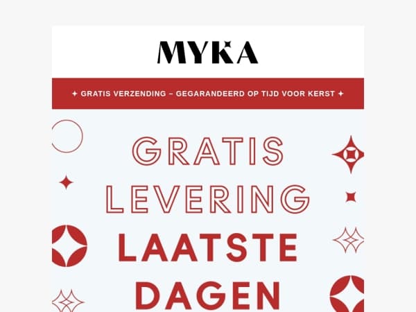 📦✨ Laatste dagen: Gratis en gegarandeerd op tijd voor Kerst