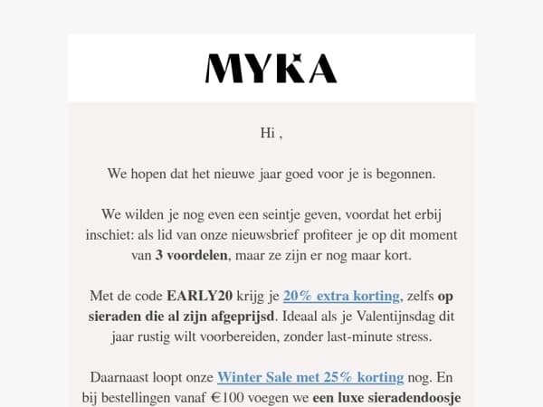 Nog heel even, voordat het voorbij is 👋