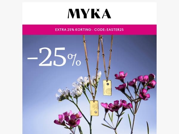 Paasverrassing 🐣 25% + 25% alleen vandaag