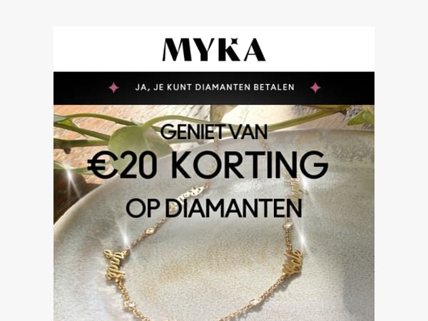 €20 korting op diamanten die zeggen "Bedankt, Mam" 💎
