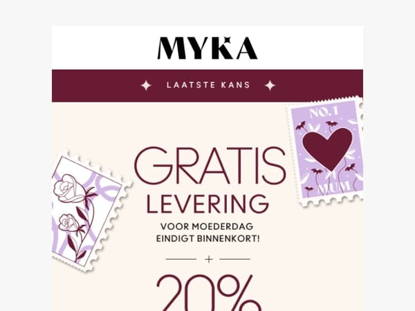 Laatste kans: Bestel Nu voor Gratis Verzending