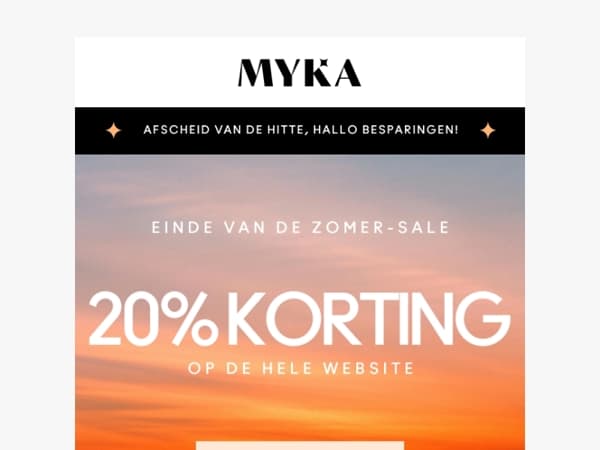 De zomer vertrekt, de Sale is hier!