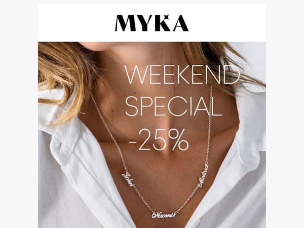 Weekend Special: -25% extra op de -25% sale