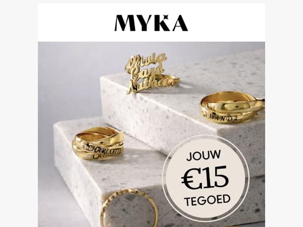 Verrassing: jouw tegoed wacht op je 💛