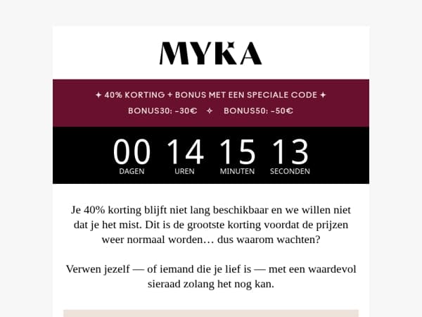 🔔 Profiteer van 40% voordat de prijzen weer stijgen