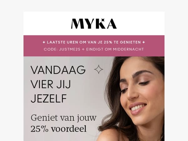 Geniet van je extra 25% – alleen tot middernacht 🌙aanbieding