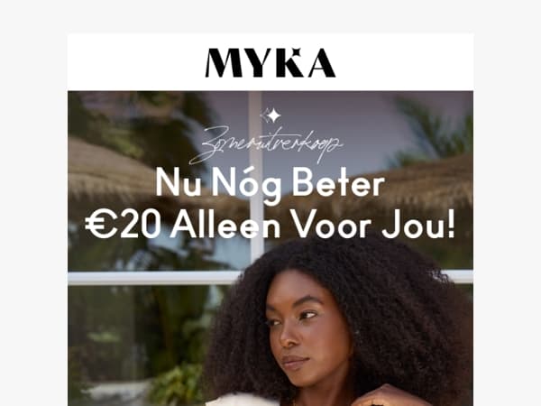Je €20 cadeau is er – precies op tijd voor de zomersale!