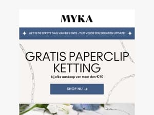 Gratis Paperclip ketting om je look op te frissen 🌸