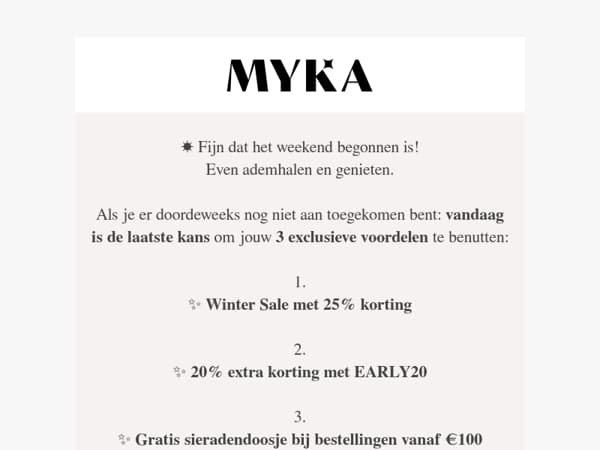 Maak er een mooie dag van 💫