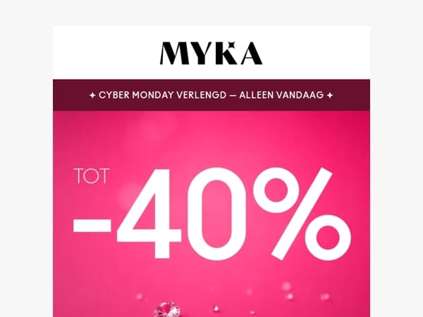 ⚡ Laatste kans! Cyber Monday is verlengd