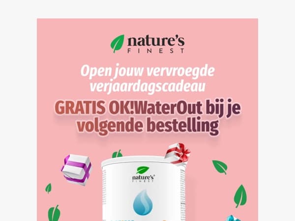 Jouw verjaardagscadeau is er alvast 🎁