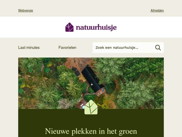 ✨ Nieuwe natuurhuisjes