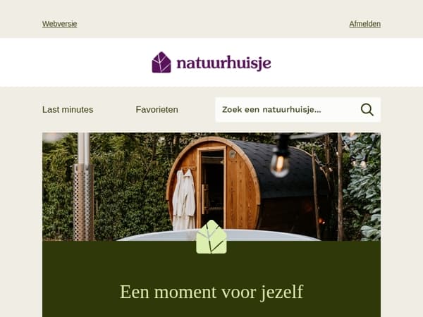 Wellness huisjes 🛁