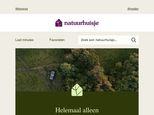 😌 Helemaal alleen