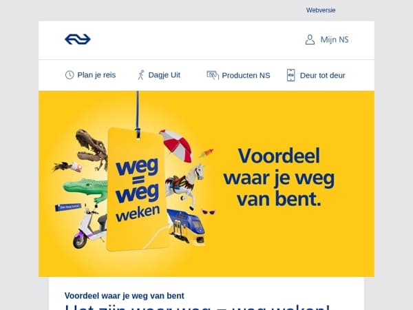 Voordeel waar je weg van bent