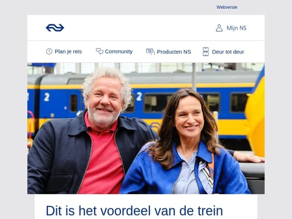 Ontdek het gemak van een dagje uit met de trein