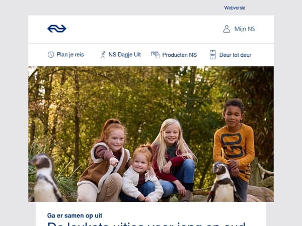 Stap in de trein en beleef een onvergetelijk dagje uit