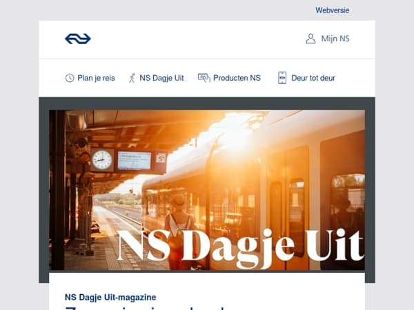 Zomer in eigen land met NS Dagje Uit-magazine ☀️