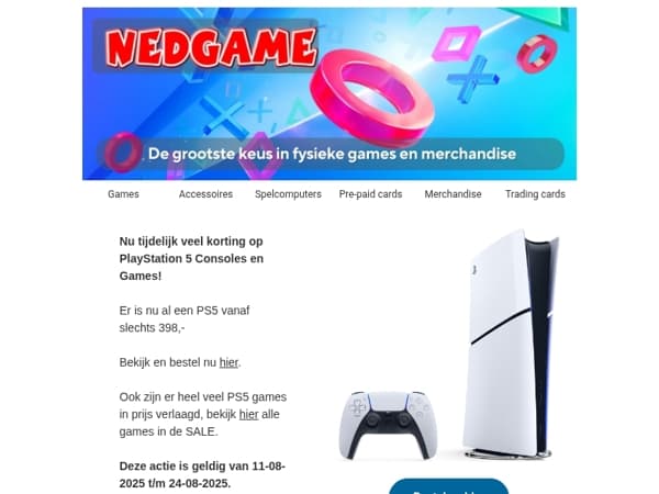 PlayStation 5 Consoles nu met hoge korting / Pre-Order nu Lost Soul Aside​