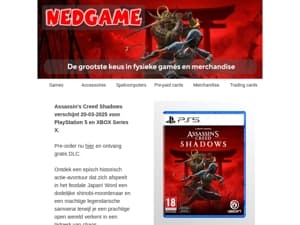 DEZE WEEK: Assassin's Creed Shadows / Xenoblade Chronicles X Definitive Edition