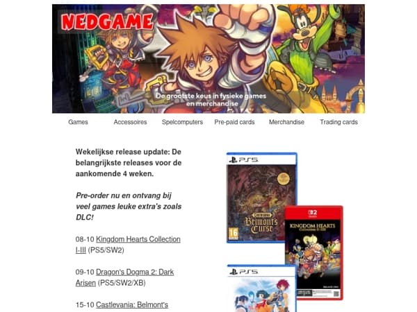 Bekijk de pre-orders voor de komende 4 weken / Bestel een Nintendo Switch 2 Console​ voor de voor de prijsverhoging