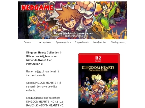 Kingdom Hearts Collection I-III / Het grootste assortiment game merchandise van Nederland