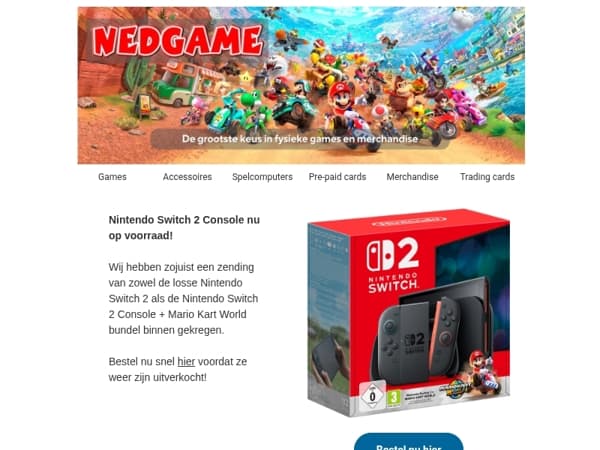 Nintendo Switch 2 Consoles​ nu op voorraad! / Bekijk onze Funko Pop SALE