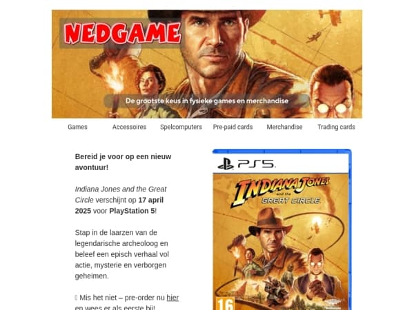 Indiana Jones and the Great Circle (PS5) / Amiibo Zelda Tears of the Kingdom bundel