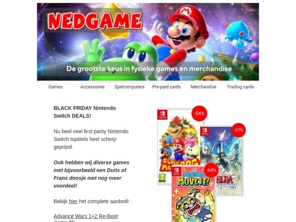 BLACK FRIDAY Nintendo Switch DEALS / De grooste keus in Funko Pops!