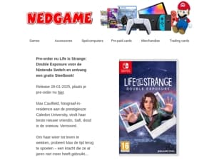 Pre-order nu: Life is Strange: Double Exposure + Steelbook / Xenoblade Chronicles X Definitive Edition + Keychain