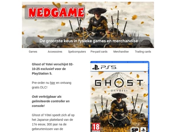 DEZE WEEK: Ghost of Yotei / Super Mario Galaxy 1 + 2