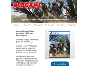 Deze week: Monster Hunter Wilds​ / Yu-Gi-Oh! Early Days Collection