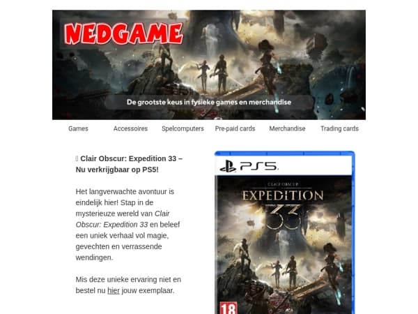 Clair Obscur: Expedition 33 nu verkrijgbaar / Bekijk onze grote collectie Pokémon TCG