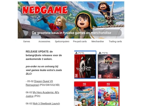 Bekijk de pre-orders voor de komende 3 weken / Bepaal zelf je korting met Online Inruil!