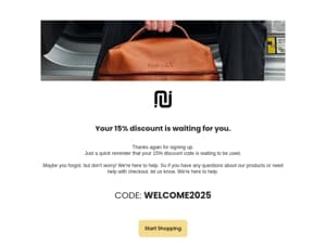 Your discount is waiting for you!