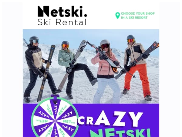 🎁 CRAZY Netski: one FREE hire for every 25 bookings!