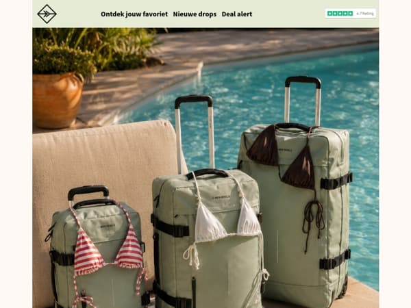 Vakantie in zicht? Tijd om te rollen 🧳
