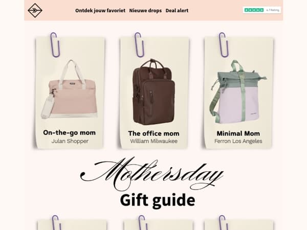 Moederdagstress? No worries. We got your bag! 👜