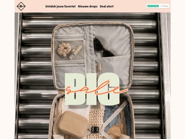 Vakantiemodus: aan✈️ Say less. Je tas is ready!