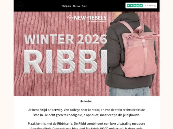 Klaar voor de winter met de Ribbi serie ❄️